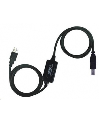 Premiumcord  REPEATER I PRZEWÓD POŁĄCZENIOWY USB 2.0 A/M-B/M, 10M