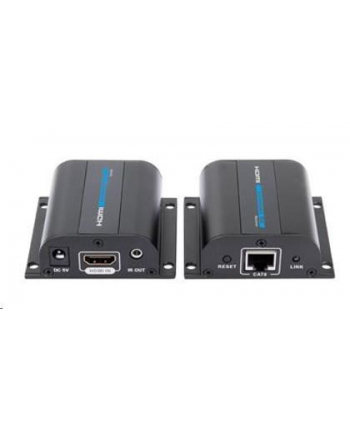 Adapter AV Premiumcord HDMI extender na 60m - kabel Cat5e/Cat6