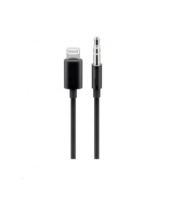 Kabel Premiumcord Lightning/3,5 mm jack, 1m (kipod50) Czarny nr 1