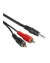 Premiumcord Kabel Audio 3.5mm Jack 2x Cinch  2 m Czarny  (kjackcin) - nr 3
