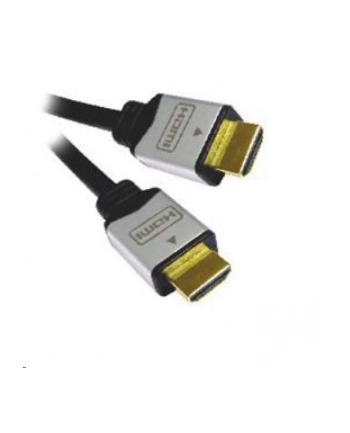 Premiumcord KABEL  Premiumcord KABEL HDMI A - HDMI A M/M 1M ZLACENÉ A KOVOVÉ HQ KONEKTORY KPHDMG1 nr 2
