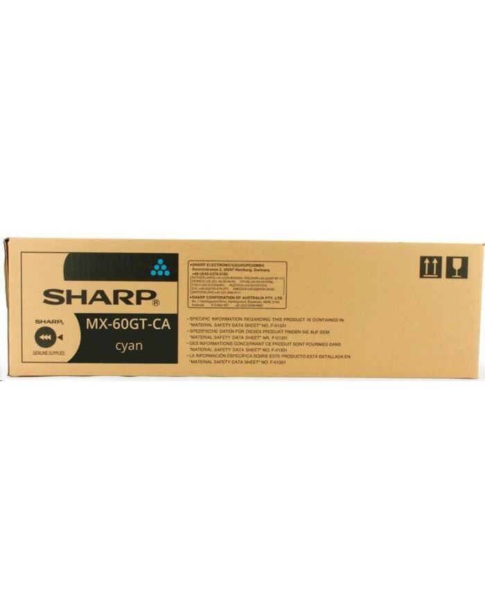 Sharp BPGT20MA - oryginalny toner, MAGENTA (MAGENTA). główny