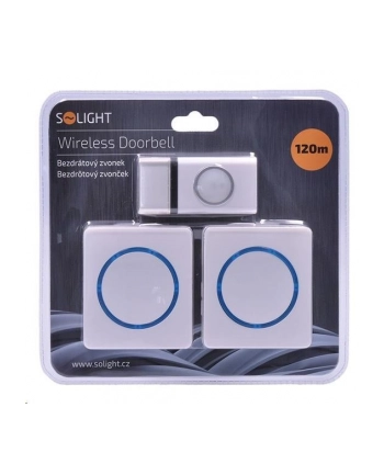 Solight 2X Dzwonek Bezprzewodowy Do Gniazdka 1L23 230V (Sl0216)