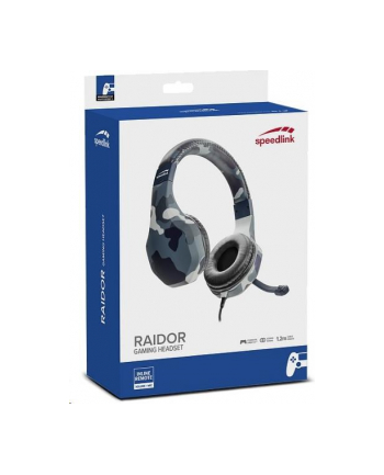 Speedlink Raidor PS4 Niebieskie (SL450303BE)