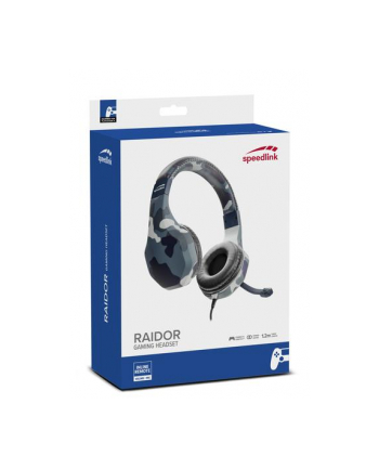 Speedlink Raidor PS4 Niebieskie (SL450303BE)