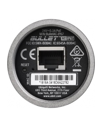 Ubiquiti   BULLET, DUAL BAND, AC, TITANIUM (BULLETACIP67)