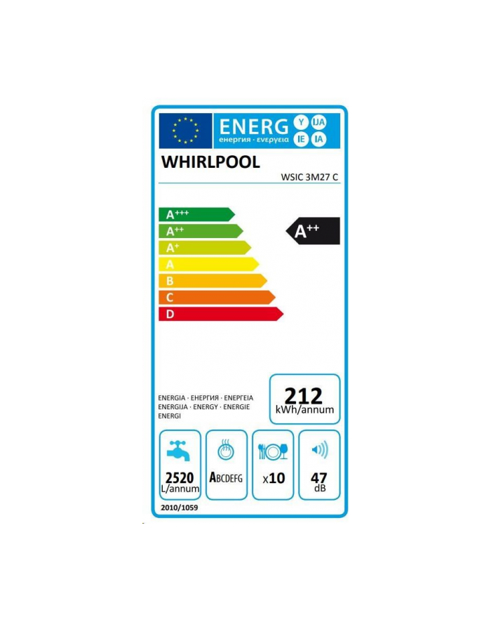 Whirlpool WSIC 3M27 C główny