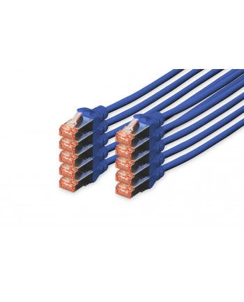 Digitus Patchcord CAT6, S-FTP, 2m, 10 sztuk (DK-1644-020-B-10) nr 1