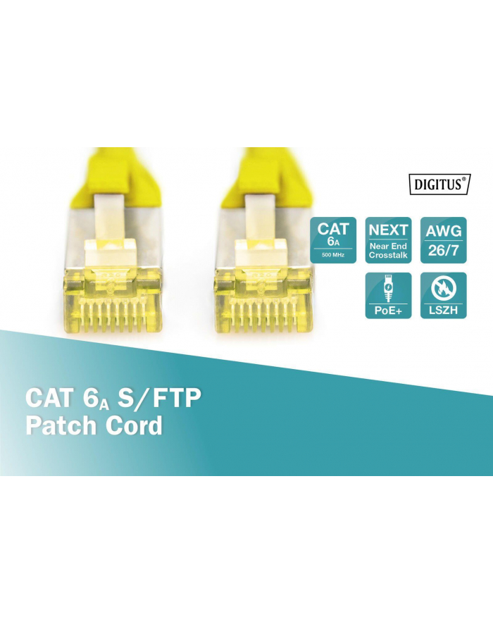 Digitus Kabel Krosowy Patchcord U/Utp Kat. 6 Niebeski 1M (Dk-1612-010/B) główny