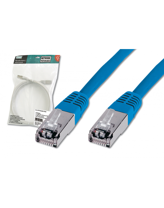 Digitus Patch Cable, SFTP, CAT5E, 1M, blue (DK-1531-010/B) główny