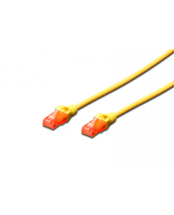 Digitus Patchcord U-UTP cat.6 LSZH 1m Żółty (DK1617010Y)