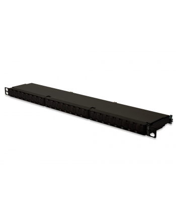 Digitus Professional Patch Panel Ekranowany Rack 19'' 0,5U 24 Portowy Kat. 6A Lsa Kompletny 15 Lat Gwarancji (Dn-91624S-Sl-Ea)