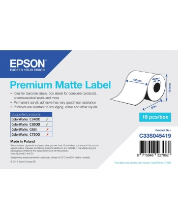 Epson Label Roll (C33S045419) nr 2
