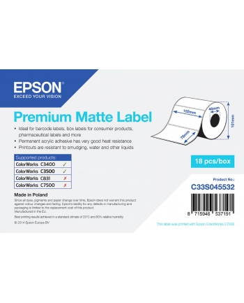 Epson Premium Matte Label (C33S045532) nr 2