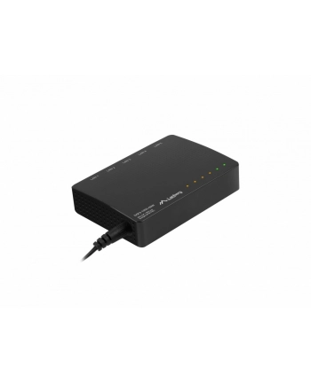lanberg Switch POE + Desktop 5 port 1GB DSP3-1005-60W