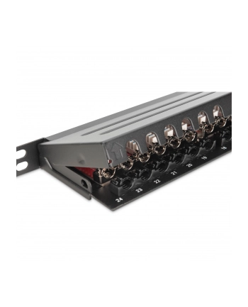 Digitus Professional Patch Panel Ekranowany Rack 19'' 0,5U 24 Portowy Kat. 6A Lsa Kompletny 15 Lat Gwarancji (Dn-91624S-Sl-Ea) nr 2