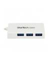 Startech Hub USB-C-3xUSB 3.0 Biały (HB30C3A1CFBW) - nr 15