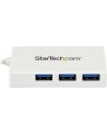Startech Hub USB-C-3xUSB 3.0 Biały (HB30C3A1CFBW) - nr 29