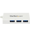 Startech Hub USB-C-3xUSB 3.0 Biały (HB30C3A1CFBW) - nr 30