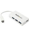 Startech Hub USB-C-3xUSB 3.0 Biały (HB30C3A1CFBW) - nr 35