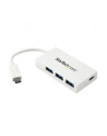 Startech Hub USB-C-3xUSB 3.0 Biały (HB30C3A1CFBW) - nr 39