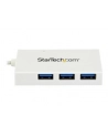 Startech Hub USB-C-3xUSB 3.0 Biały (HB30C3A1CFBW) - nr 3