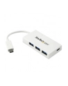 Startech Hub USB-C-3xUSB 3.0 Biały (HB30C3A1CFBW) - nr 6