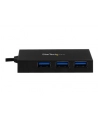 Startech Hub USB-C-4xUSB 3.0 Czarny (HB30C4AFS) - nr 4
