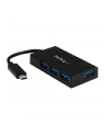 Startech Hub USB-C-4xUSB 3.0 Czarny (HB30C4AFS) - nr 8