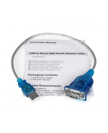 Startech Adapter USB 2.0 na DB-9 (ICUSB232V2) nr 1