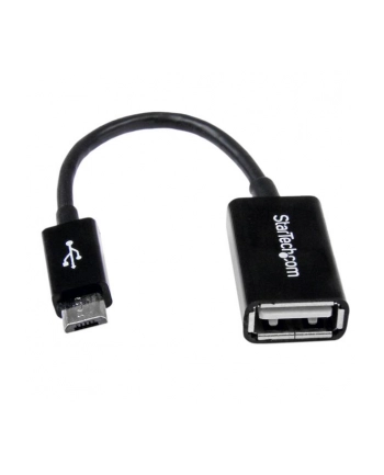 Startech Adapter USB microUSB na USB Czarny (UUSBOTG) nr 2