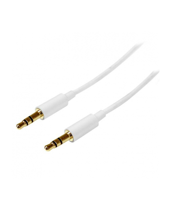 Startech Kabel  3.5mm Mini-Jack Biały (MU2MMMSWH)