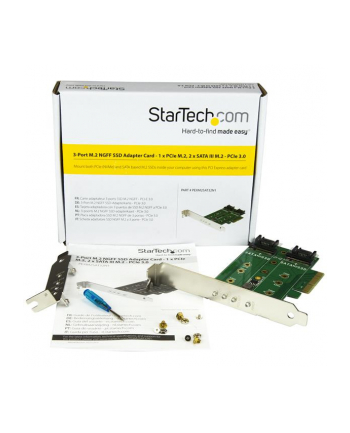 Startech 3-port Adapter Card PEXM2SAT32N1