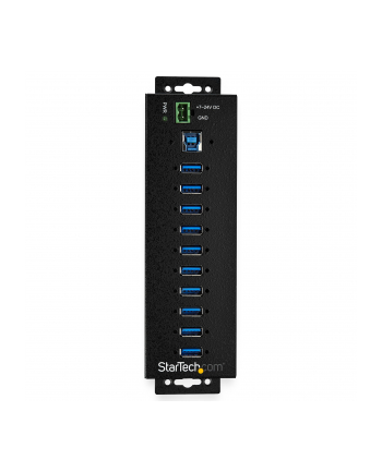 Startech 10PT IND. USB3 HUB/EXT POWER ADPTR ESD 350W SURGE P (HB30A10AME)