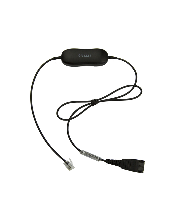 Jabra INTELIGENTNY KABEL SMART CORD, QD NA RJ10, PROSTY, DŁUGOŚĆ 0,8M, Z 8-POZYCYJNYM KONF (88007-99) główny