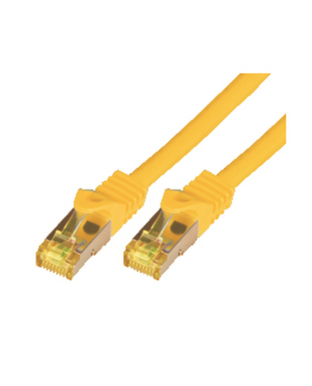 M-Cab Patchcord Cat.7 S-FTP PIMF LSZH 0.25m Żółty (3725)