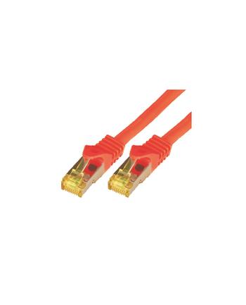 M-Cab Patchcord Cat.7 S-FTP PIMF LSZH 0.25m Czerwony (3728)