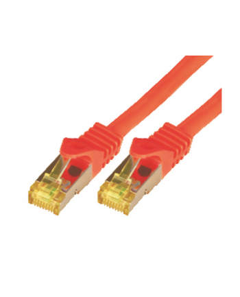 M-Cab Patchcord Cat.7 S-FTP PIMF LSZH 0.25m Czerwony (3728)