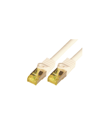 M-Cab Patchcord S-FTP PIMF LSZH 0.5m Biały (3735)