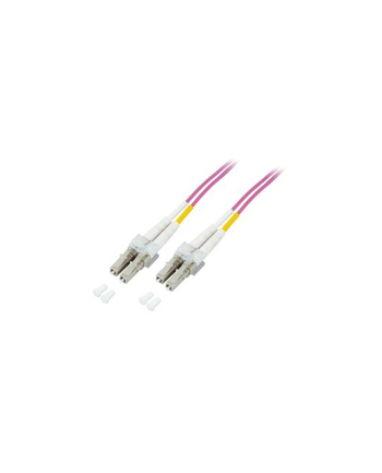 M-Cab Patchcord światłowodowy Duplex LC-LC 50/125µ OM4 LSZH 5m Fioletowy (7003405)