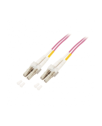 M-Cab Patchcord światłowodowy Duplex LC-LC 50/125µ OM4 LSZH 5m Fioletowy (7003405)