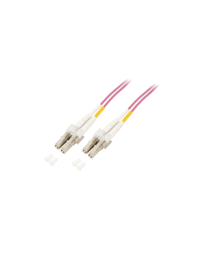 M-Cab Patchcord światłowodowy Duplex LC-LC 50/125µ OM4 LSZH 5m Fioletowy (7003405) główny