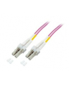 M-Cab Patchcord światłowodowy Duplex LC-LC 50/125µ OM4 LSZH 7.5m Fioletowy (7003407) - nr 1