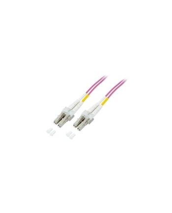 M-Cab Patchcord światłowodowy Duplex LC-LC 50/125µ OM4 LSZH 7.5m Fioletowy (7003407)