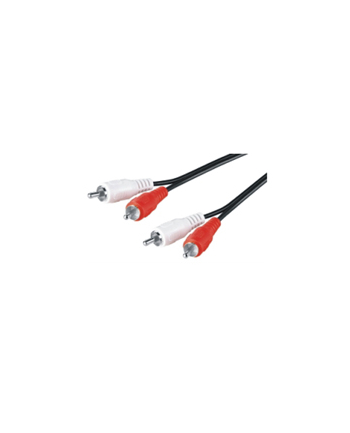 M-Cab RCA (Cinch) x2 - RCA (Cinch) x2 0.5m Czarny (7200186)