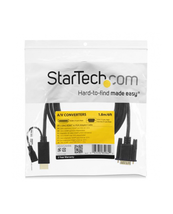 Kabel Startech Kabel HDMI - VGA, 0.9m   (HD2VGAMM3)