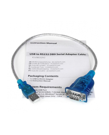 Startech Adapter USB 2.0 na DB-9 (ICUSB232V2)