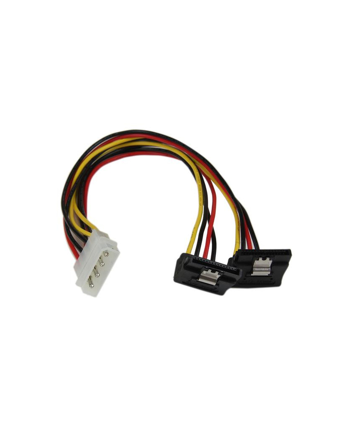 Startech Adapter Molex - 2x SATA wtyk kątowy (PYO2LP4LSATR) główny