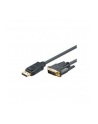 M-Cab Kabel Displayport Na Dvi (M/M) Czarny 2M (7003470) - nr 3