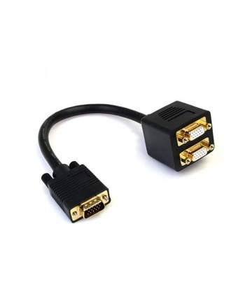 Startech.com 1 ft VGA -> 2x VGA Video Splitter Cable ÔÇô M/F (VGASPL1VV) nr 2